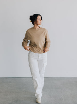 Neutral Christian Clothing Apparel Brand Crewneck Outfit
